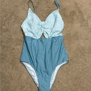 Caden Lane Women’s Blue One Piece Swimsuit - Matching Family